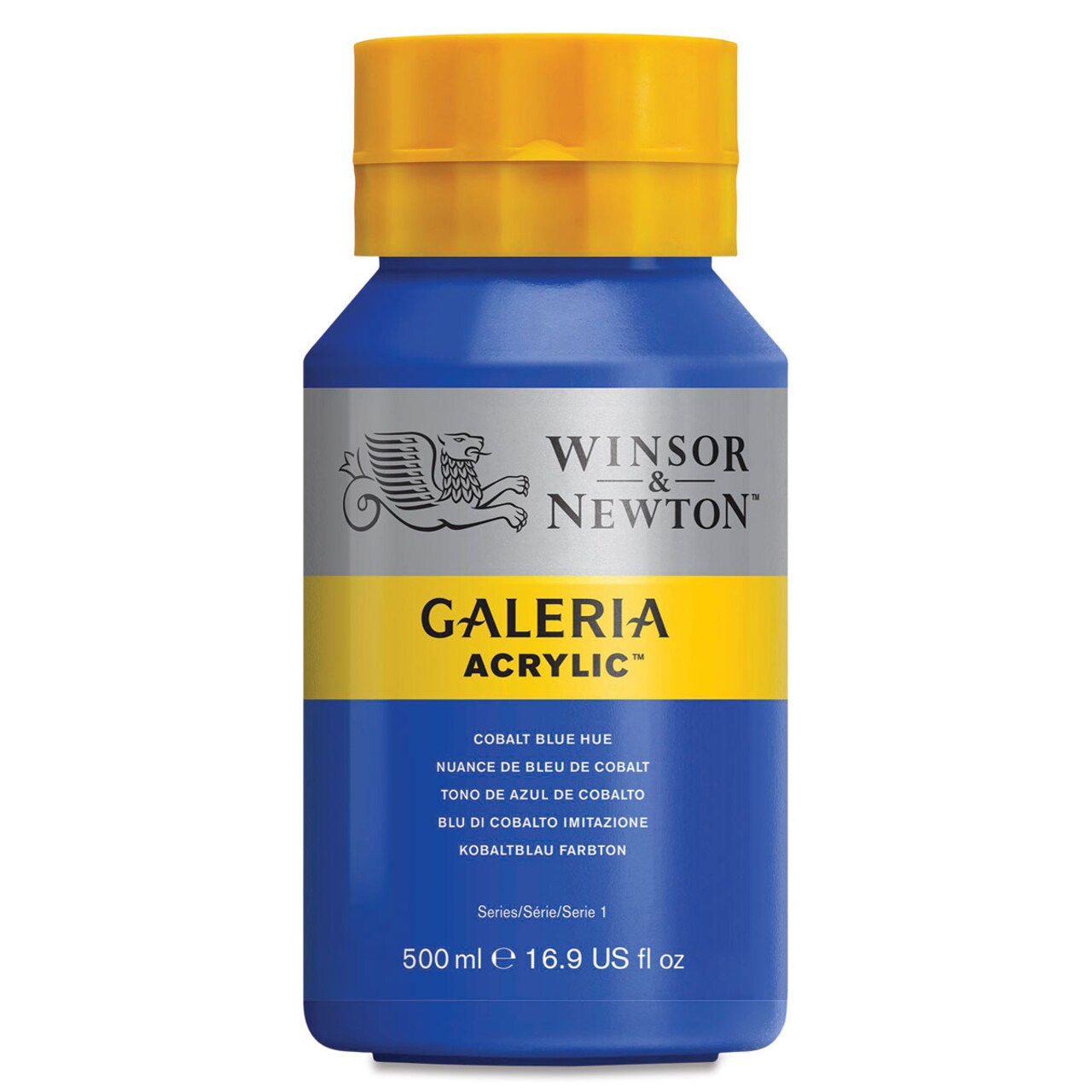 Winsor & Newton Galeria Flow Acrylics - Cobalt Blue Hue, 500 ml tube